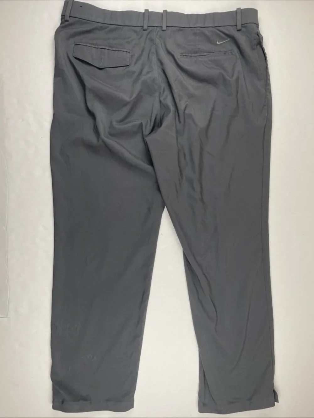 Lot Of 2 Nike Dri-FIT Golf Pants Men’s 40x30 Gray Black Flat Front Stretch